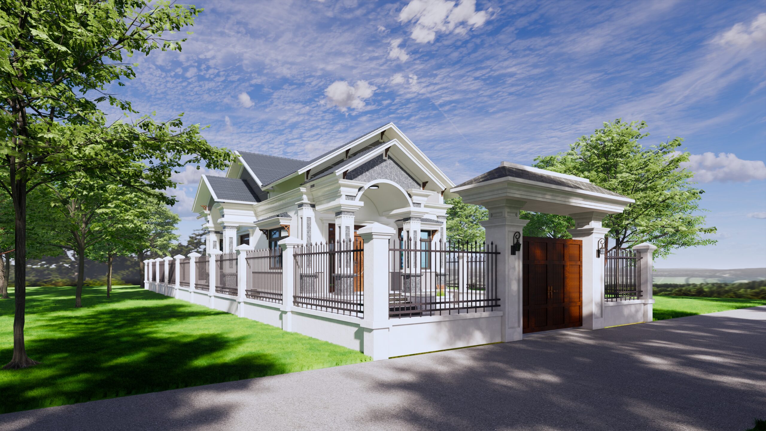 Nhà cấp 4 mái thái