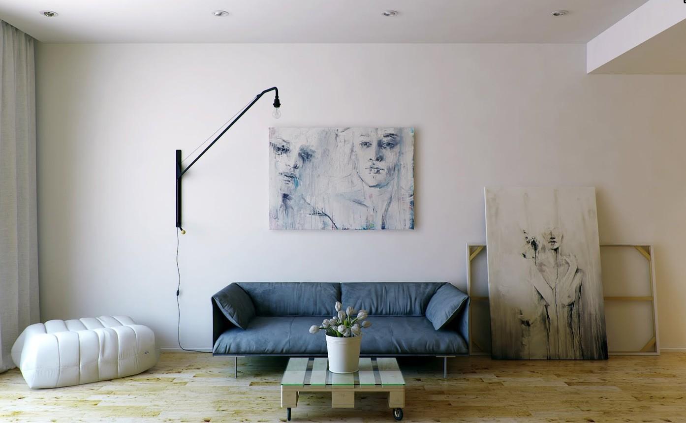 Phong cách Minimalism không sử dụng hoa văn trên đồ nội thất