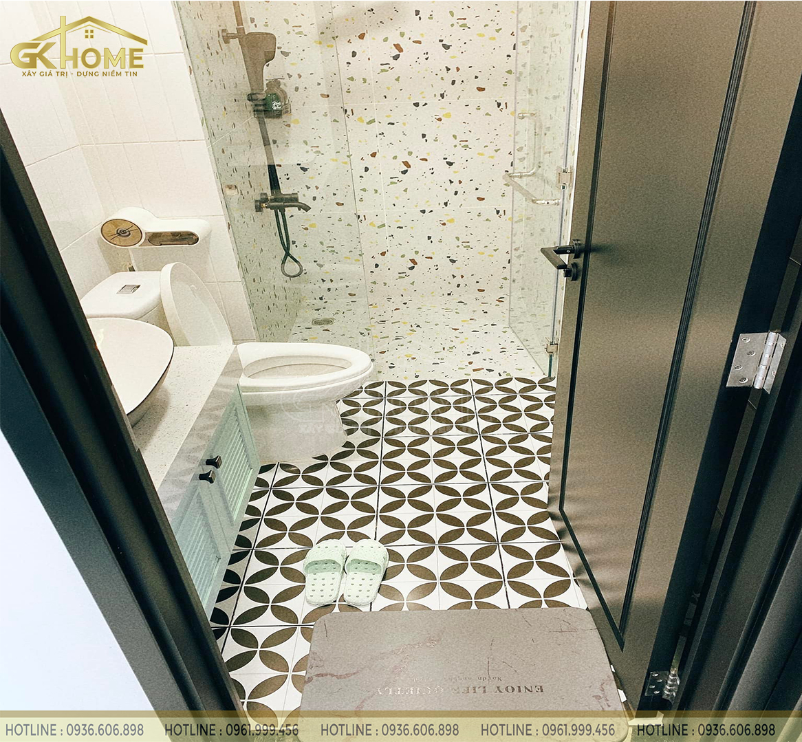 Phòng WC rộng rãi thoải mái