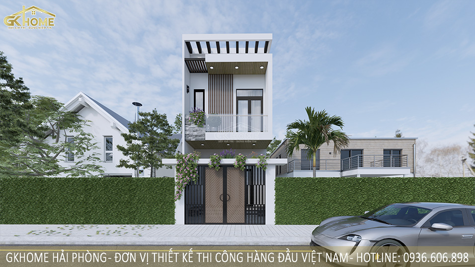 Đơn vị thi công thiết kế mẫu nhà lô 2 tầng hiện đại và uy tín nhất  Nội  Thất Việt 24h